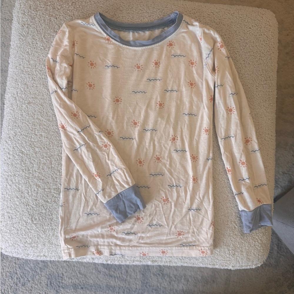 Little One Shop Sunshine and Waves bamboo pajama set